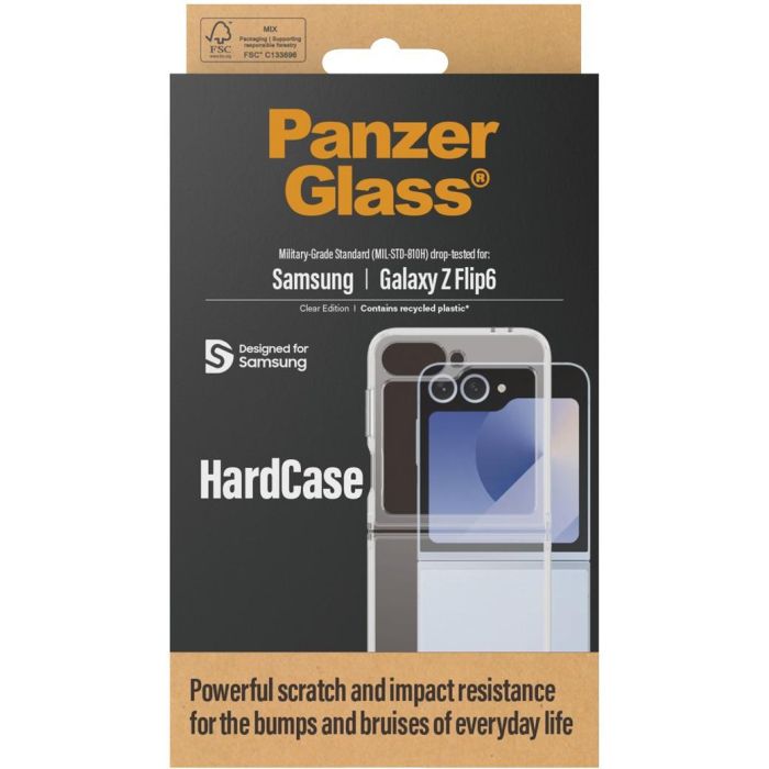 PanzerGlass HardCase clear Funda Transparente para Samsung Galaxy Z Flip 6 2