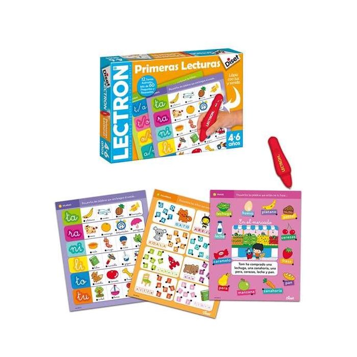 Diset Lectron Lápiz Primeras Lecturas Educativo para Niños 4+ años con Sonidos y Luces 1