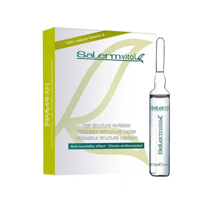 Salerm Vital Vitalizador Estructural Capilar 4x13 mL Nuevo Formato Salerm