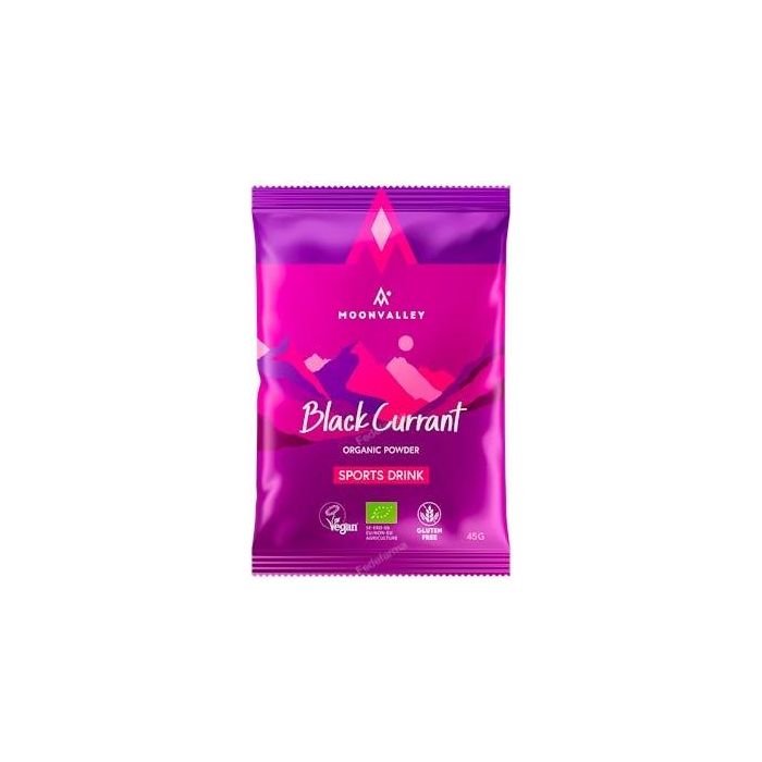 MOONVALLEY Bebida Deportiva en Polvo de Grosella Negra Bio 45g
