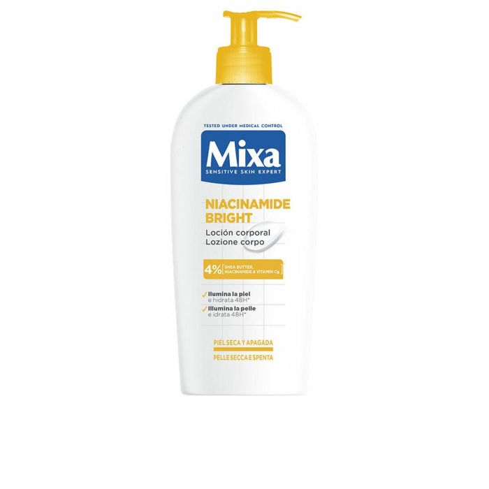Mixa Niacinamide Bright Loción Corporal para Piel Seca y Apagada con Niacinamida 250 ml