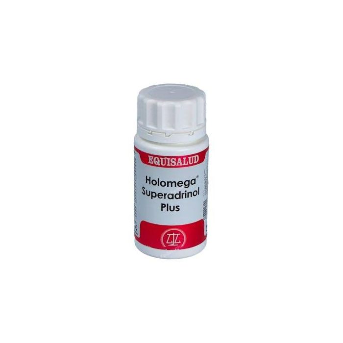 Holomega Superadrinol Plus 50 cápsulas: Rhodiola, Ashwagandha y Astrágalo para soporte suprarrenal