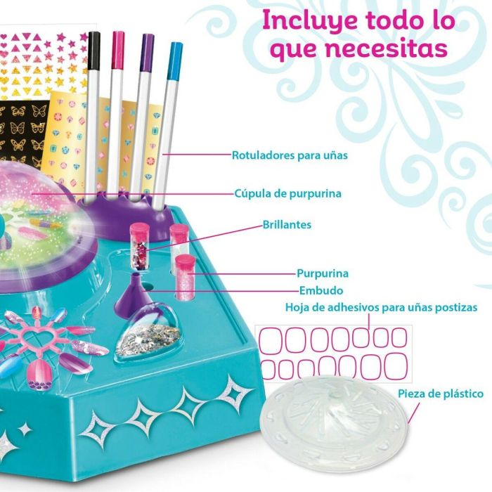 Set de Manicura Cra-Z-Art Shimmer 'n Sparkle 36 x 11 x 27 cm 4 Unidades Infantil 1