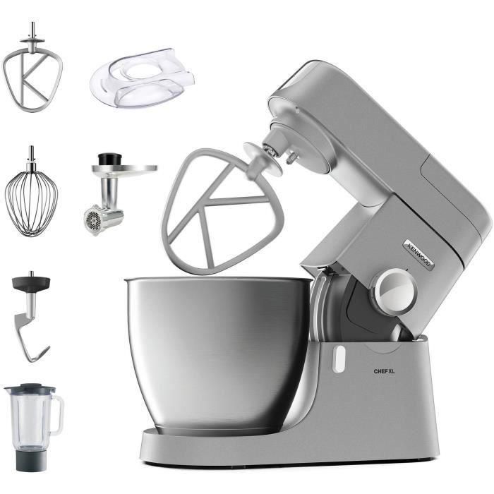 Kenwood KVL4170S Robot de Cocina Chef XL 1200W 6.7L con Licuadora, Picadora y Kit de Pastelería Plateado 0 Kenwood KVL4170S Robot de Cocina Chef XL 1200W 6.7L con Licuadora, Picadora y Kit de Pastelería Plateado 0