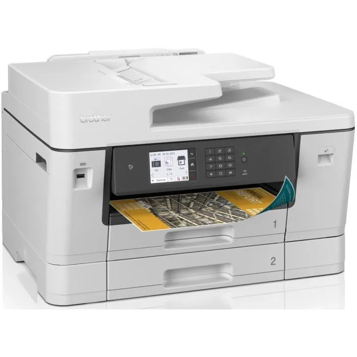 Brother MFC-J6940DW Multifunción A3 Inyección de Tinta Color WiFi, Dúplex, Fax, 2 Bandejas 250 Hojas, Pantalla Táctil 8.8cm, Blanca 1 Brother MFC-J6940DW Multifunción A3 Inyección de Tinta Color WiFi, Dúplex, Fax, 2 Bandejas 250 Hojas, Pantalla Táctil 8.8cm, Blanca 1