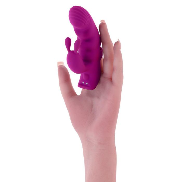 Vibrador Doble Estimulación Evolved Playboy Morado 5 Vibrador Doble Estimulación Evolved Playboy Morado 5