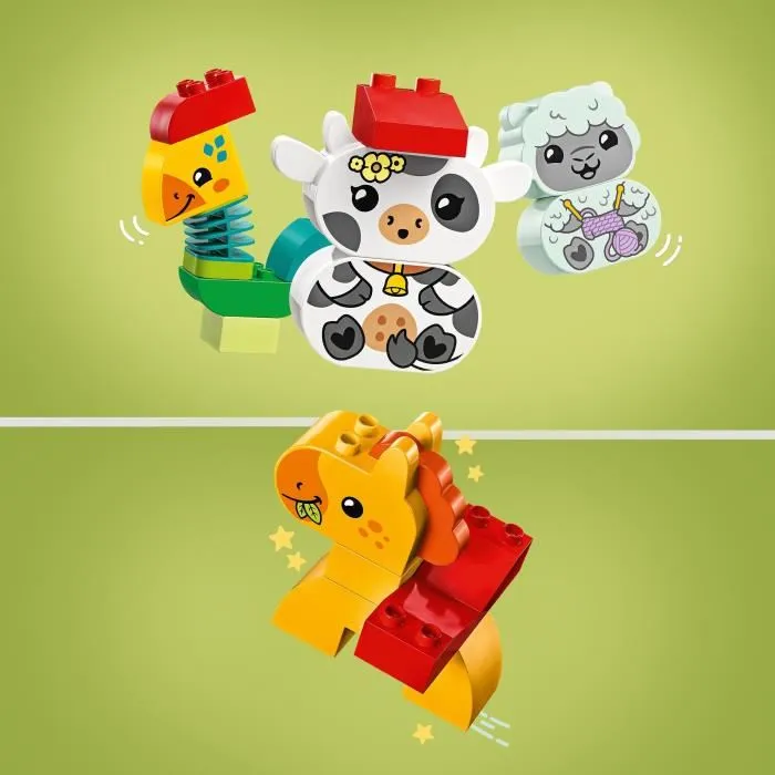 Lego 10412 DUPLO Mi Primer Tren de Animales Juguete Construcción con Ruedas para Niños 2 Lego 10412 DUPLO Mi Primer Tren de Animales Juguete Construcción con Ruedas para Niños 2