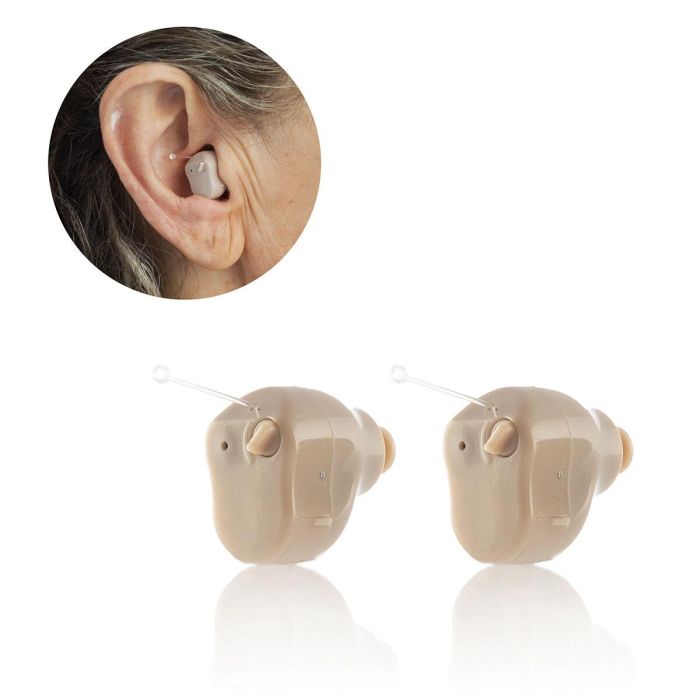 Amplificador de Sonido Intraauricular con Accesorios Hearzy InnovaGoods 2 Unidades 4 Amplificador de Sonido Intraauricular con Accesorios Hearzy InnovaGoods 2 Unidades 4