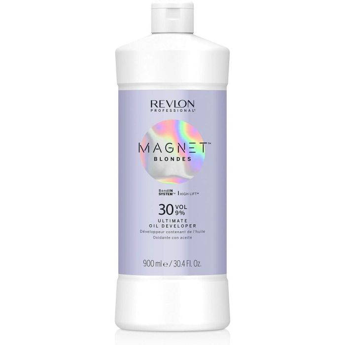Revlon MAGNET Blondes Developer 30 Vol. 900 ml - Loción Activadora Oxidante para Aclarado de Cabello