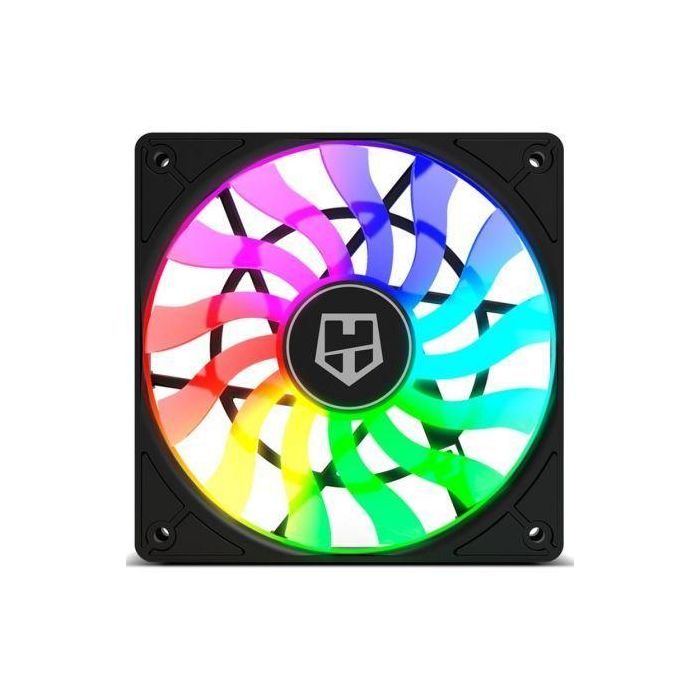 Nox NXHUMMERSLIMFAN Ventilador PC 120mm ARGB Slim Fan - Diseño Ultra Fino 15mm y Silencioso con Rodamiento Hidráulico