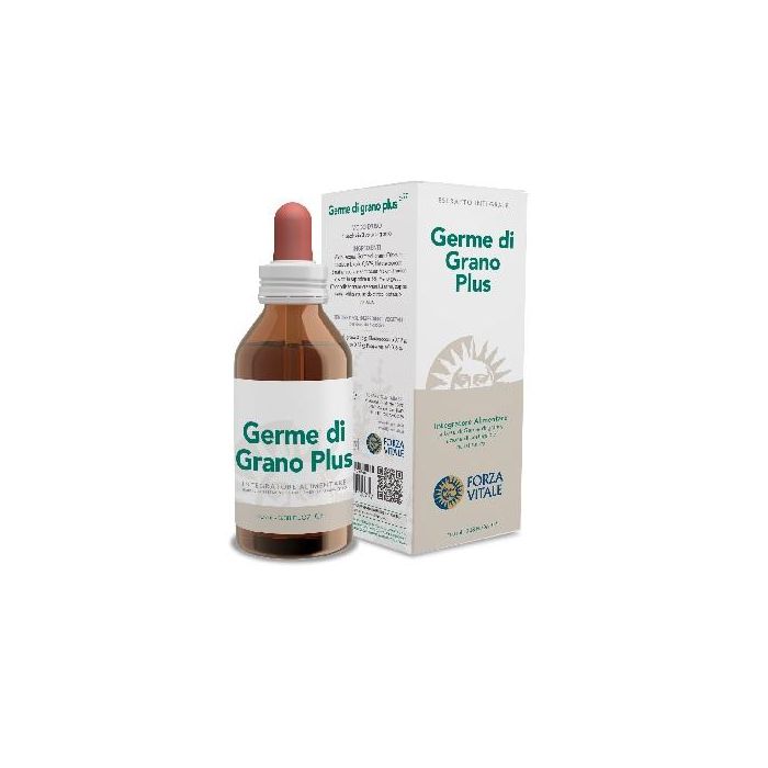 FORZA VITALE Germen Di Grano Plus Jarabe 100ml - Favorece el mantenimiento del bienestar psico-físico general del organismo, sin alcohol.