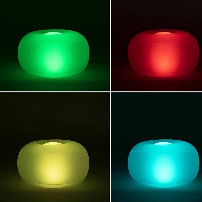 Pack Sillón Hinchable con LED Multicolor y Asiento Hinchable con LED Multicolor y Mando a Distancia InnovaGoods 4 Pack Sillón Hinchable con LED Multicolor y Asiento Hinchable con LED Multicolor y Mando a Distancia InnovaGoods 4