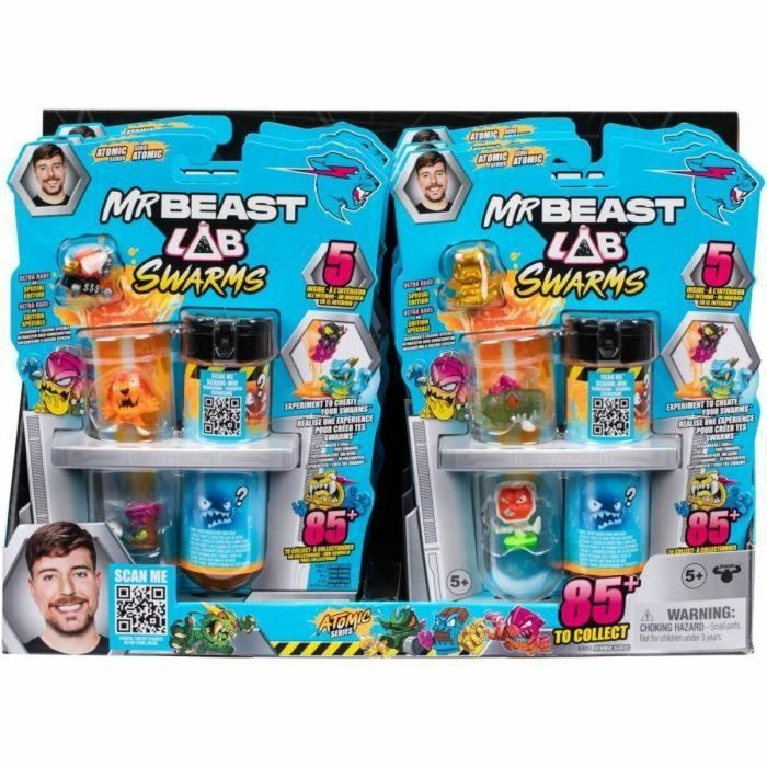 MrBeast Lab MRB0630996247464 Pack 5 Minifiguras Swarms Atomic Niños 5+ Años 13
