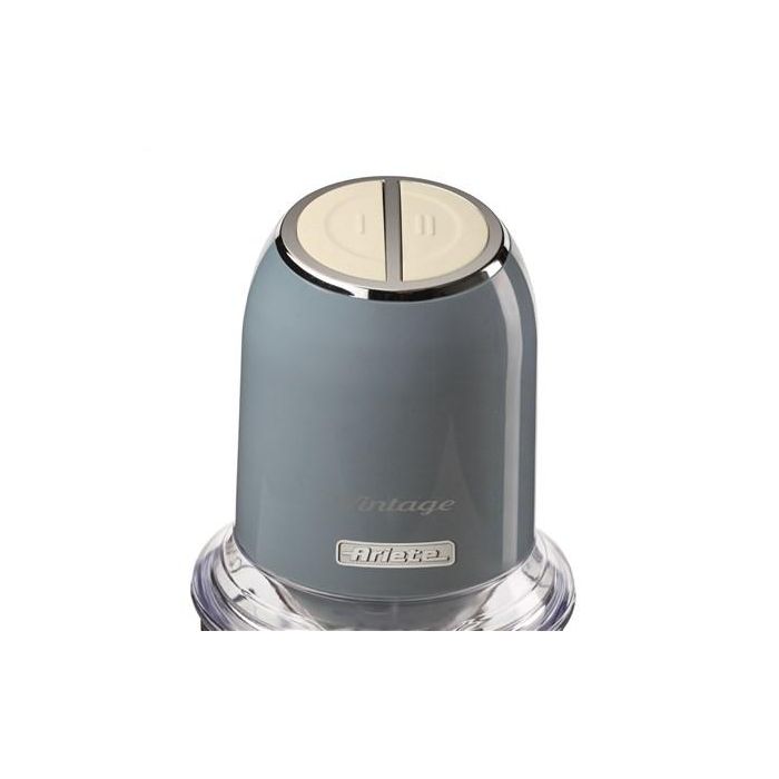 Ariete 438/05 Picadora Vintage Azul 400W 4 Cuchillas Acero Inoxidable 2 Velocidades 2