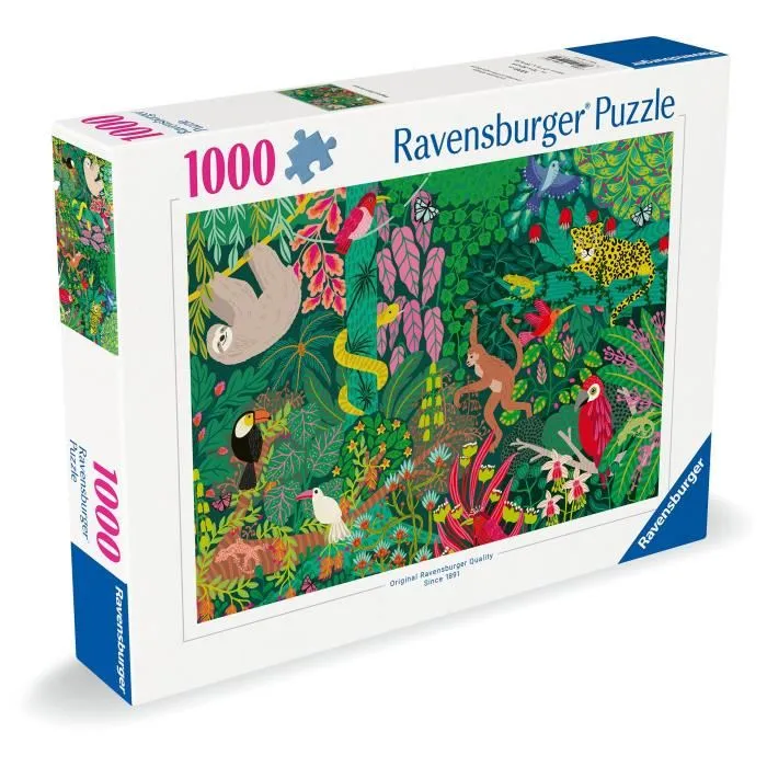 Ravensburger 1739294784447 Rompecabezas de 1000 piezas Selva Mágica 5