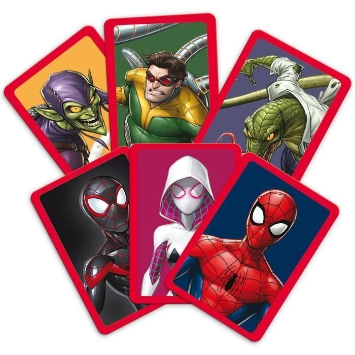 Winning Moves Juego Match Spider-Man - 2 Jugadores - A Partir de 4 Años - Alinea 5 Cubos de Personajes en 10-20 Minutos 3