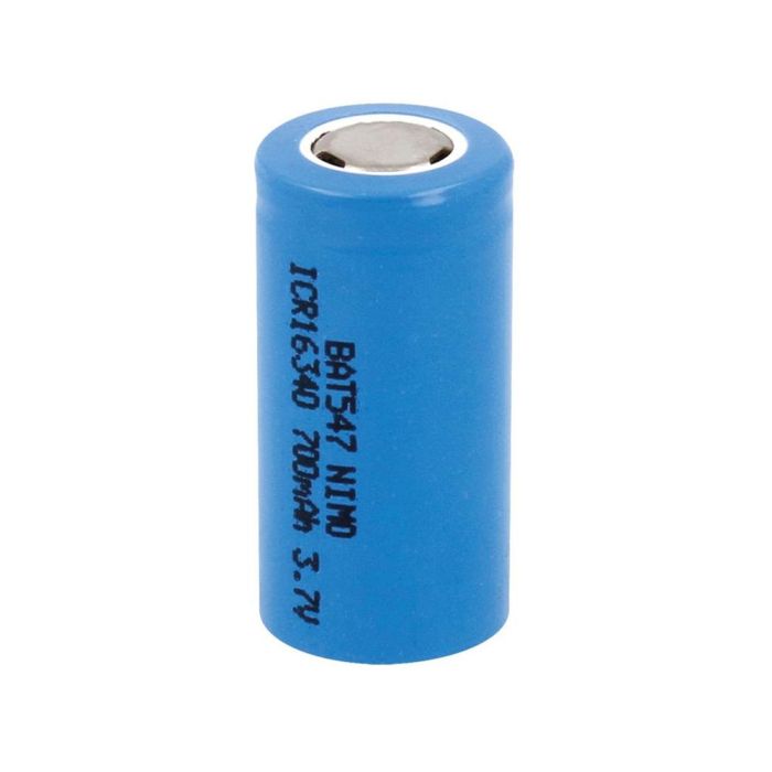 Pila recargable 700mah 3.7v lc16340 nimo ø16x34mm