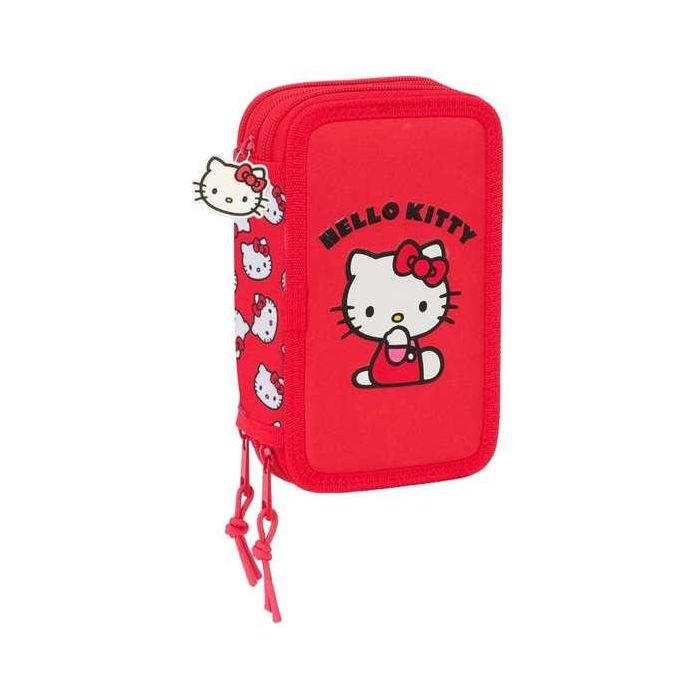 Plumier Escolar Safta Triple 37 Piezas Hello Kitty Iconic 195x125x55 mm Plumier Escolar Safta Triple 37 Piezas Hello Kitty Iconic 195x125x55 mm