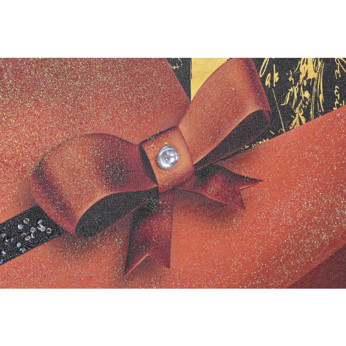 DKD Home Decor Cuadro Negro Amarillo 100 x 50 x 2.5 cm (4 Unidades) 2