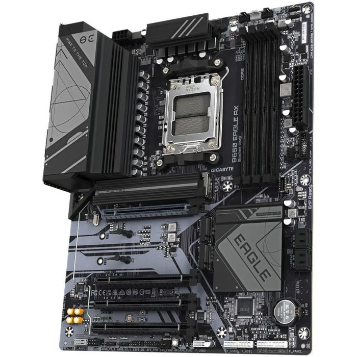 GIGABYTE B650 EAGLE AX Placa base AMD B650 Zócalo AM5 ATX DDR5 7600MHz (OC) WiFi 6E PCIe 5.0 M.2 VRM 12+2+2 USB 3.2 Gen 2 3 GIGABYTE B650 EAGLE AX Placa base AMD B650 Zócalo AM5 ATX DDR5 7600MHz (OC) WiFi 6E PCIe 5.0 M.2 VRM 12+2+2 USB 3.2 Gen 2 3