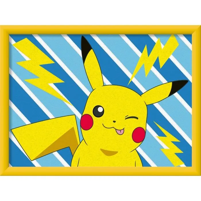Ravensburger Kit de Pintura por Números CreArt Kids Pikachu Lightning Bolt 25905 (18 x 24 cm), a partir de 7 años 2