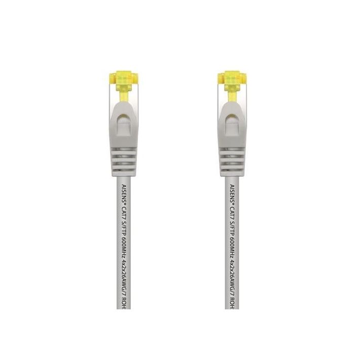 Aisens Cable De Red Latiguillo Rj45 Lszh Cat.7 600Mhz S-Ftp Pimf Awg26 gris 50 cm