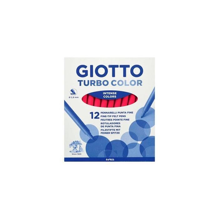 Giotto Rotuladores Turbo Color Rojo Estuche 12 Ud Giotto Rotuladores Turbo Color Rojo Estuche 12 Ud