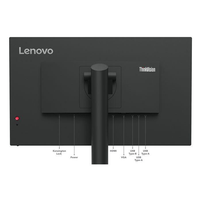 Lenovo T24i-30 Monitor ThinkVision 23.8" FHD IPS Ergonómico 1920x1080 con Soporte Ajustable, Low Blue Light y Hub USB 3.0 9