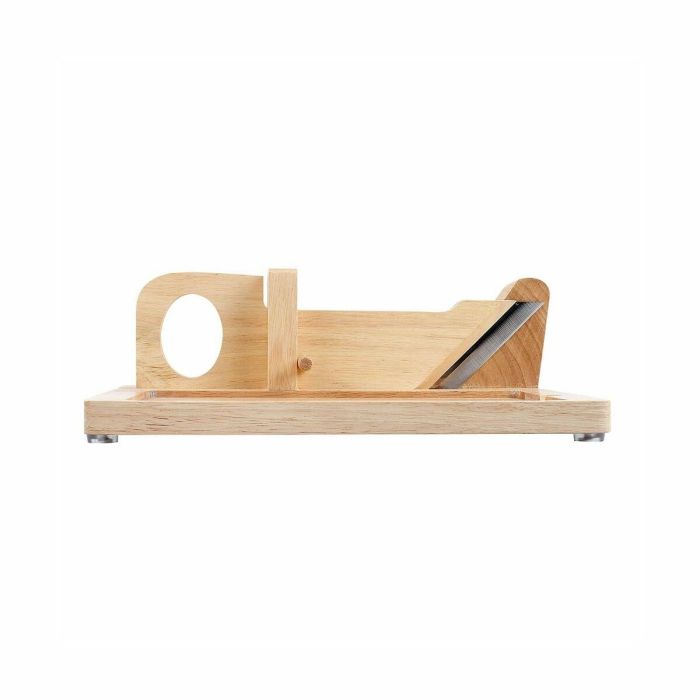 Livoo Guillotina para embutidos MEC127 - Tapa de madera de caucho y pizarra - Hoja de acero inoxidable - Seguridad 7