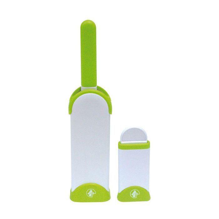 Nayeco Kit Cepillo Mágico Quitapelos Reutilizable con Base Autolimpiable Removedor de Pelusa y Pelos de Mascotas para Sofás Tapicería 7x4x33cm