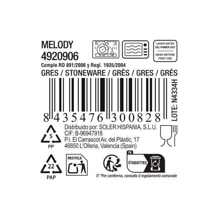 Bol Melody Inde 500 cc 13 cm (24 Unidades) 3 Bol Melody Inde 500 cc 13 cm (24 Unidades) 3