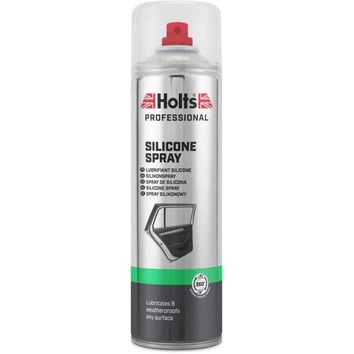 Holts Lubricante de Silicona AGUJEROS para Caucho, Nylon, Plástico, Metal, Madera - Lubrica, Protege, Impermeabiliza, Reduce Desgaste Holts Lubricante de Silicona AGUJEROS para Caucho, Nylon, Plástico, Metal, Madera - Lubrica, Protege, Impermeabiliza, Reduce Desgaste