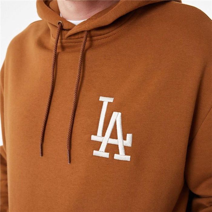 Sudadera con Capucha Unisex New Era League Essentials LA Dodgers Ocre XL 3 Sudadera con Capucha Unisex New Era League Essentials LA Dodgers Ocre XL 3