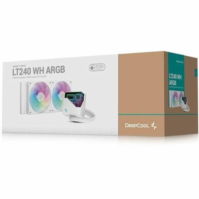 Deepcool Kit de Refrigeración Líquida LT240 ARGB 240mm Blanco - R-LT240-WHAMNC-G-1 1