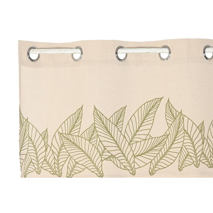 Cortina Cottage DKD Home Decor Natural Verde 260 x 140 cm (2 Unidades) 1 Cortina Cottage DKD Home Decor Natural Verde 260 x 140 cm (2 Unidades) 1