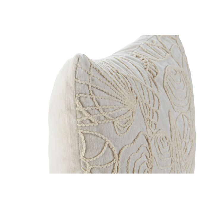 Cojin Mediterraneo DKD Home Decor Crema Blanco 15 x 45 x 45 cm (2 Unidades) 1 Cojin Mediterraneo DKD Home Decor Crema Blanco 15 x 45 x 45 cm (2 Unidades) 1