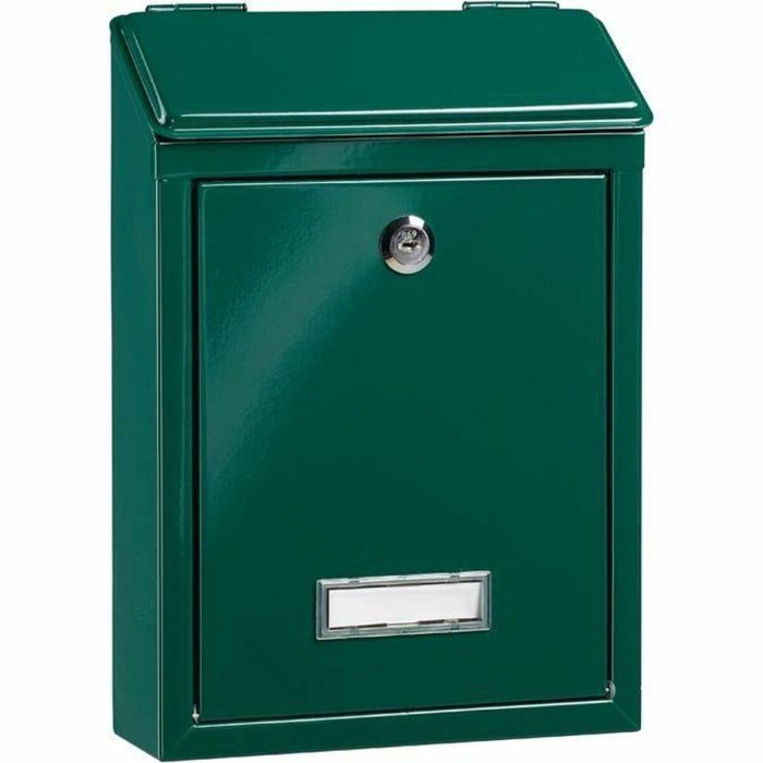 Burg Wachter BUR4003482381007 Buzón para Puerta y Pared de Acero Galvanizado Gris