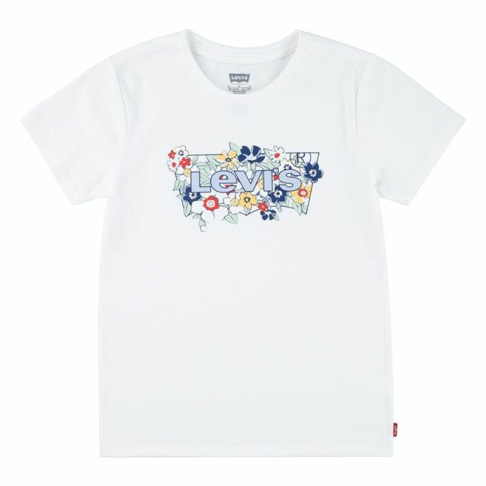 Camiseta de Manga Corta Infantil Levi's Lvg Ss Batwing Fill Blanco 0 Camiseta de Manga Corta Infantil Levi's Lvg Ss Batwing Fill Blanco 0