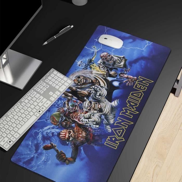 Alfombrilla de ratón XXL - SUBSONIC - Iron Maiden - 90 cm x 40 cm - Alfombrilla de escritorio para juegos - Licencia oficial 1 Alfombrilla de ratón XXL - SUBSONIC - Iron Maiden - 90 cm x 40 cm - Alfombrilla de escritorio para juegos - Licencia oficial 1