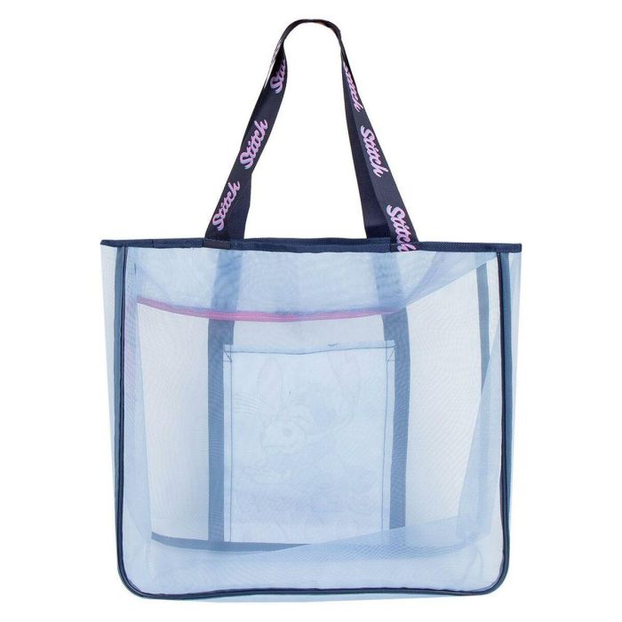 Cerdá Bolsa de Playa Stitch Premium Infantil Azul - Ideal para Vacaciones, con Gran Capacidad: 62.0 x 39.0 x 20.0 cm 3