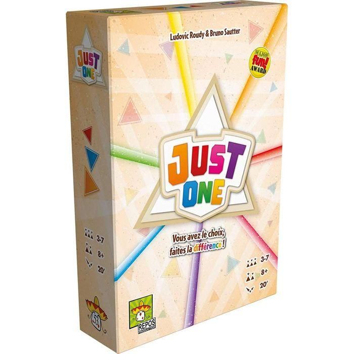 Asmodee Solo uno - Juego de mesa cooperativo de adivinar palabras. Los demás jugadores dan pistas de una palabra, las pistas idénticas se descartan. 1
