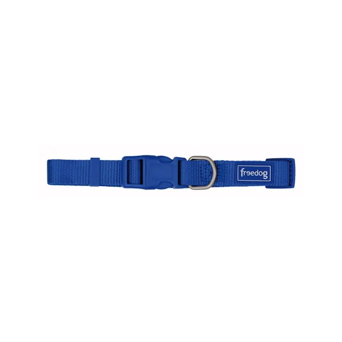 Freedog Collar de Nylon Basic Azul 8 mm para perros 10-20 cm