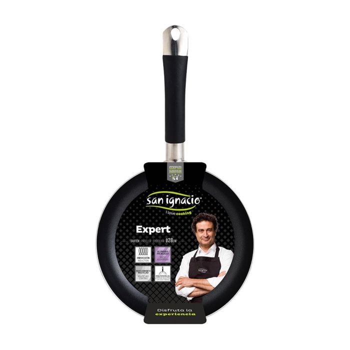San Ignacio Sartén Expert SG-9517 Ø28 cm aluminio prensado 2,5mm antiadherente mango ergonómico 1