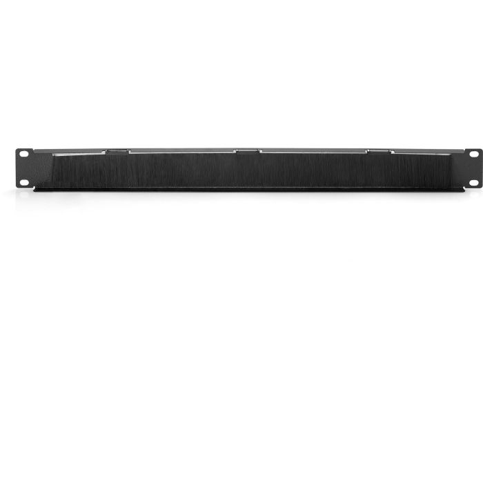 Digitus Panel de Gestión de Cables con Cepillo Abierto 1U, para Armario Rack de Red/Servidor 19 pulgadas, Negro RAL 9005 4
