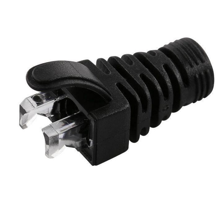 MicroConnect Strain Relief Boot Cat5e, Cat6, Cat6A cables upto 6.5MM Black, 100pcs MicroConnect Strain Relief Boot Cat5e, Cat6, Cat6A cables upto 6.5MM Black, 100pcs