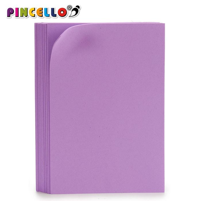 Pincello Juego 10 Laminas Goma Eva Violeta 45x65 cm (Set de 12) 2