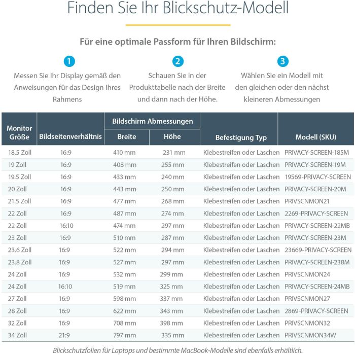 Filtro de Privacidad para Monitor Startech PRIVACY-SCREEN-238M 3 Filtro de Privacidad para Monitor Startech PRIVACY-SCREEN-238M 3