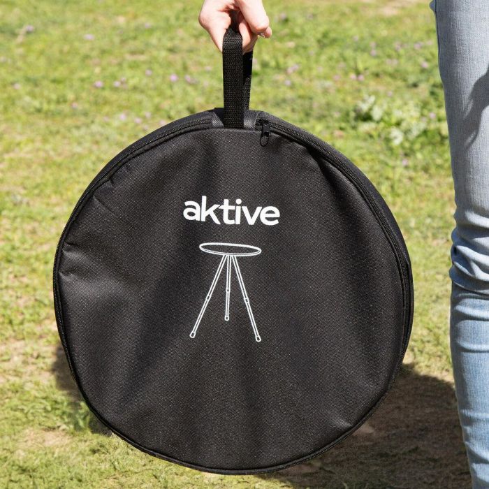 Mesa Plegable Aktive Negro 37 x 55 x 37 cm (4 Unidades) 2 Mesa Plegable Aktive Negro 37 x 55 x 37 cm (4 Unidades) 2