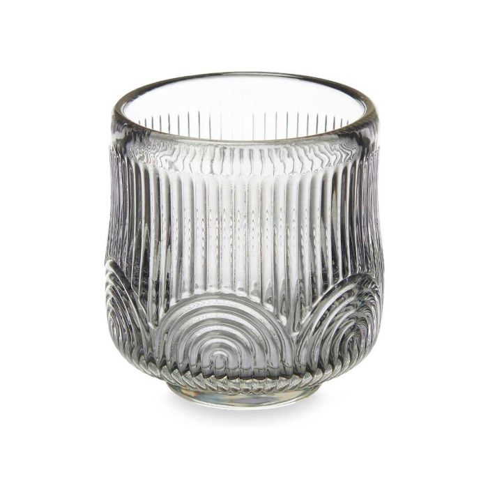 Portavela Circulo Raya Peq Gris Giftdecor 7CM (12 Unidades) 1 Portavela Circulo Raya Peq Gris Giftdecor 7CM (12 Unidades) 1