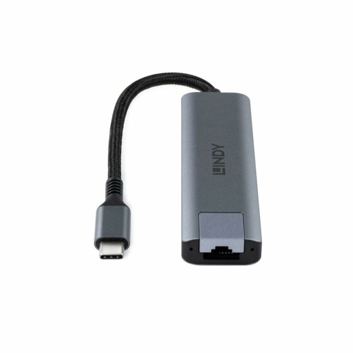 Hub USB LINDY 43422 Gris 4